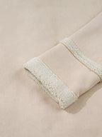 Suede Sherpa Lined Western Loose Jacket