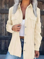 Corduroy Button-Down Jacket