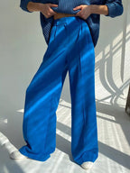 Wide Leg Pleated Pants