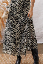 Printed Sleeveless Maxi Dress