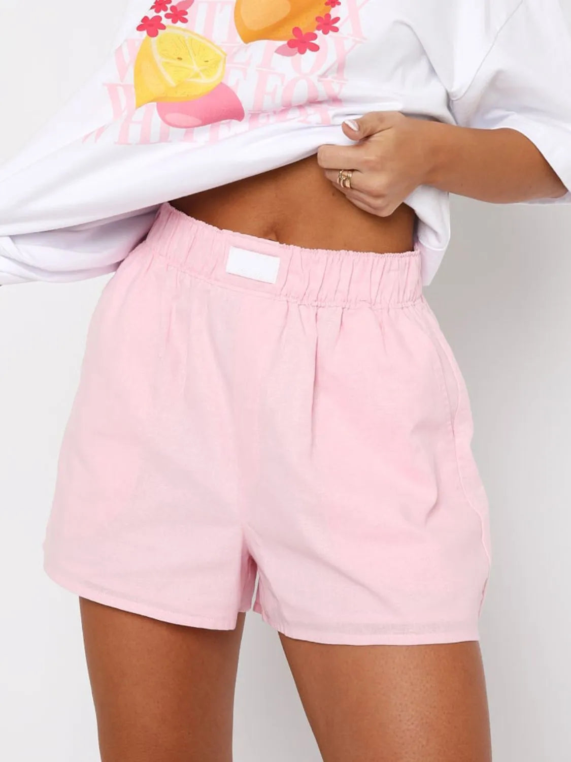Elastic Waist Shorts