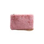 Faux Fur Clutch Shoulder Bag