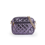 SueEllen Quilted Small Crossbody Bag with Gold Cha