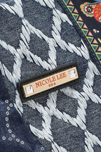 Nicole Lee USA Bosque De Amor Denim Hobo Bag