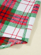 Plaid Button-Down Long Sleeve Shacket