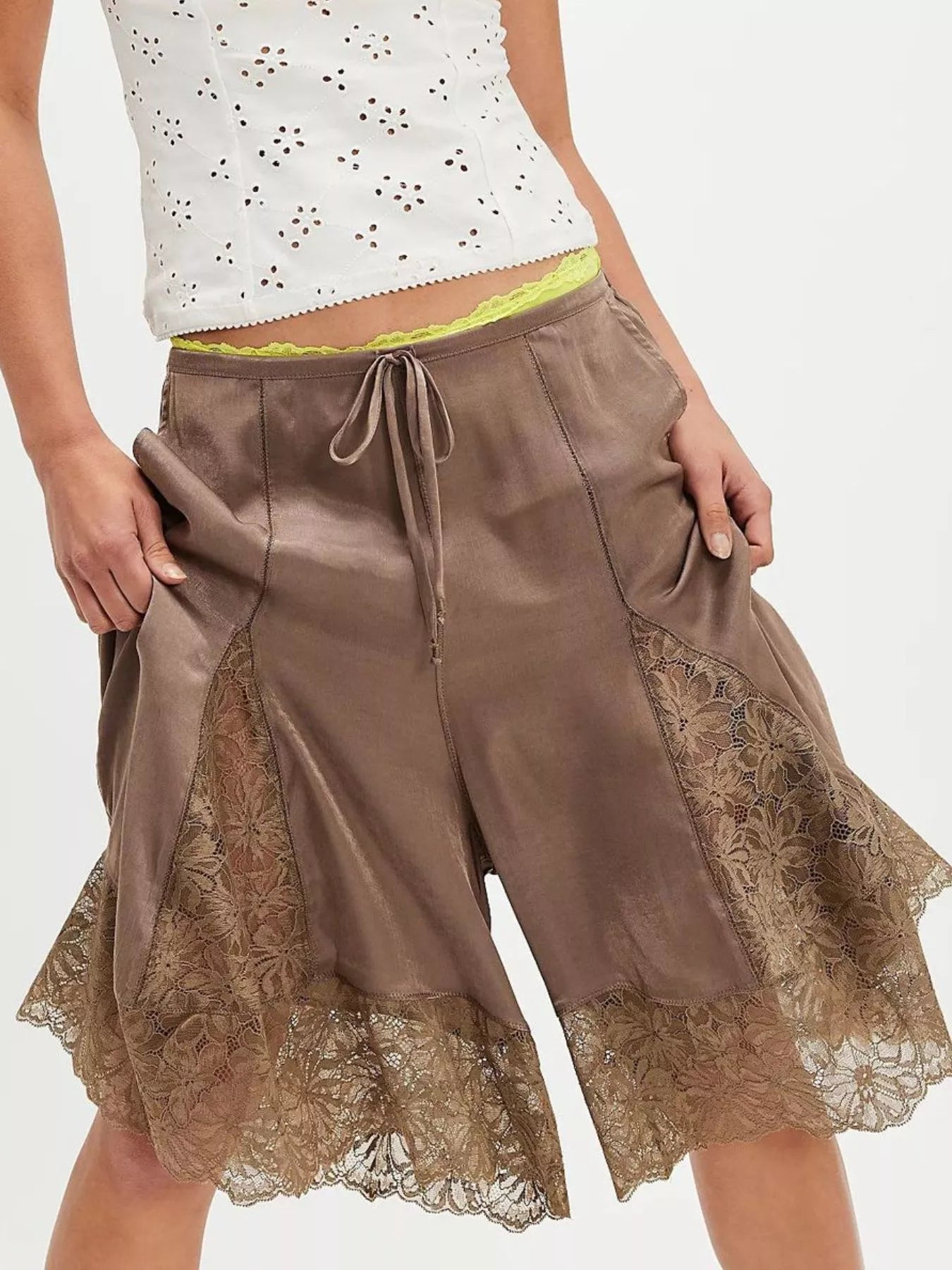 Lace Detail Shorts