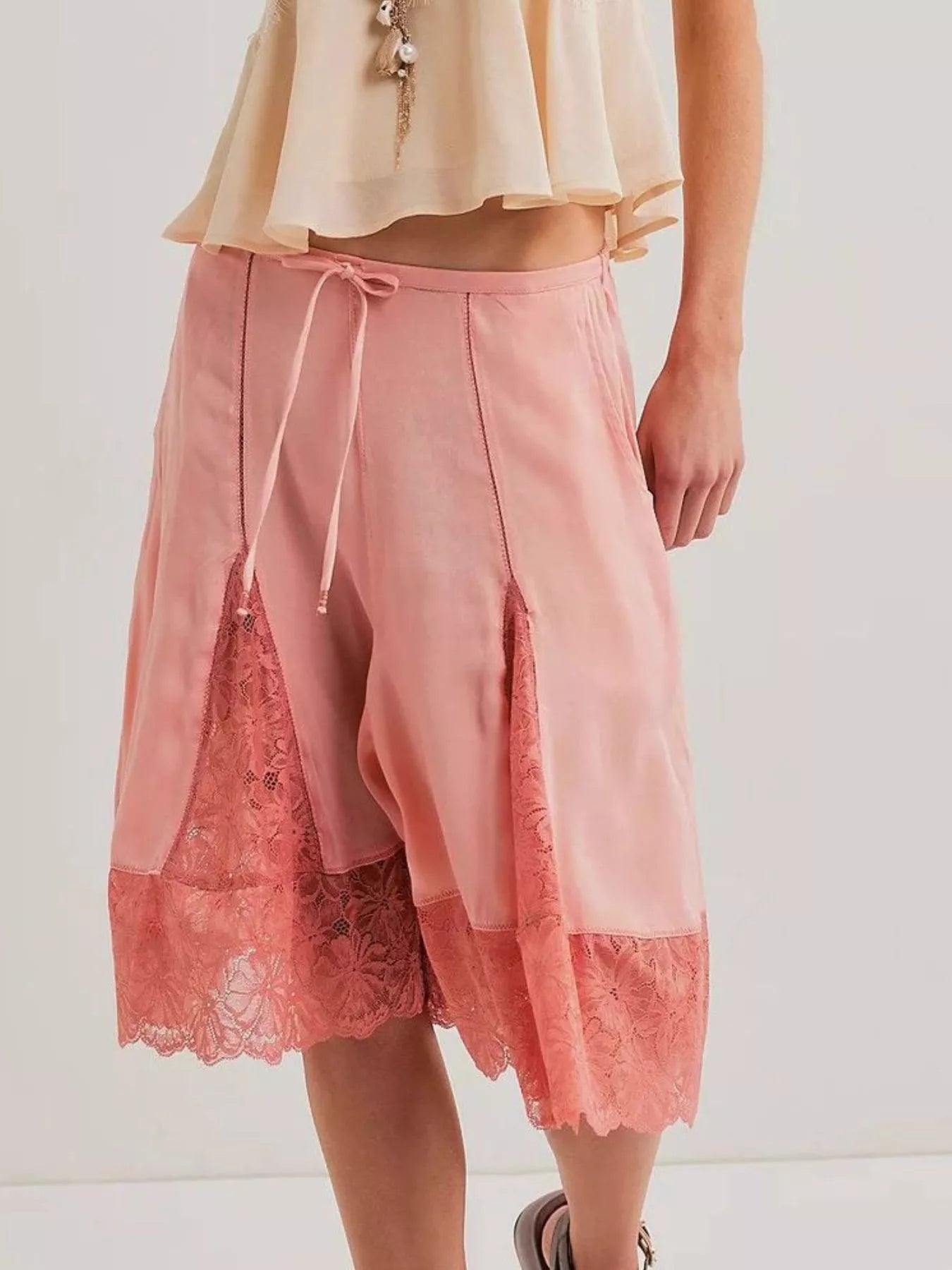 Lace Detail Shorts