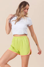 BiBi Cord Rib with Band Side Slit Shorts