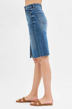 RISEN High Rise Front Slit Pencil Skirts