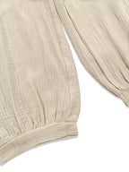 Smocked Textured Casual Pants