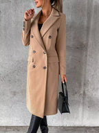 Double-Breasted Longline Coat