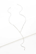 Chain Lariat Necklace | Silver (sterl.)