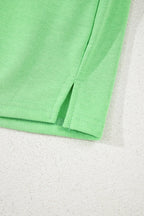 Drawstring Solid Mini Skort