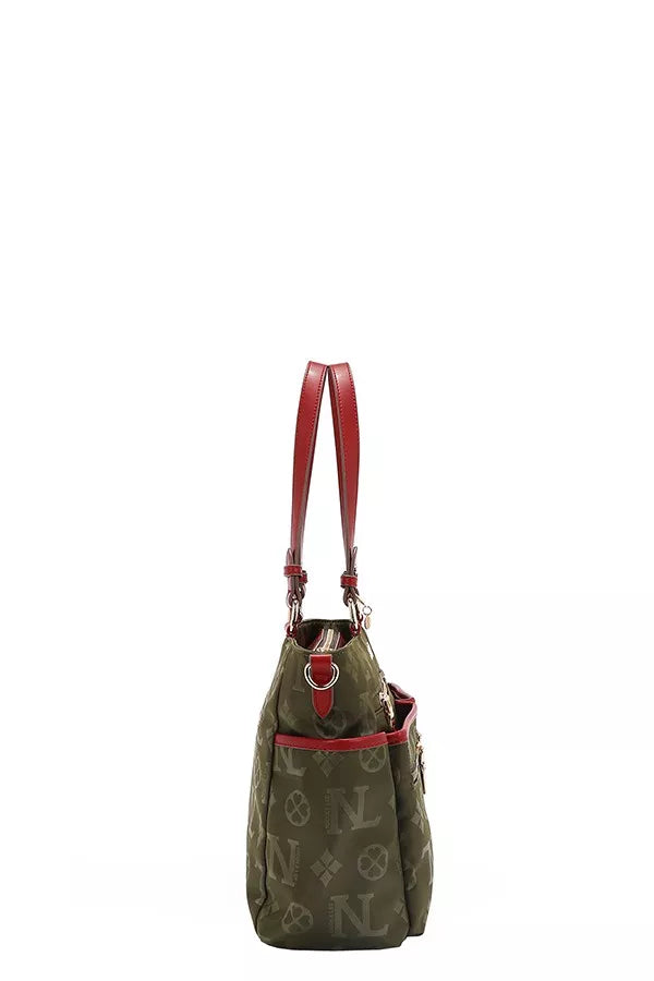 Nicole Lee USA Multi-Compartment Convertible Tote Bag