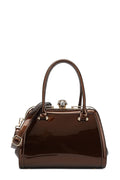 Frame Satchel Patent Leather