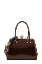 Frame Satchel Patent Leather