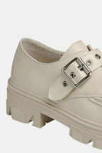 Forever Link Buckled Platform Lug Sole Loafers