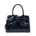 Bow Frame Satchel with Det Shld Strap