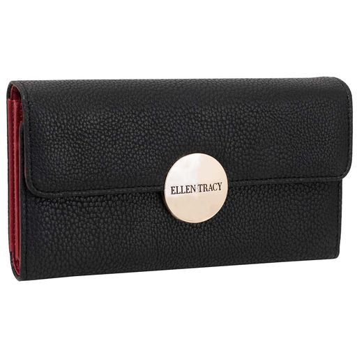 Ellen Tracy Trifold Continental Clutch Wallet