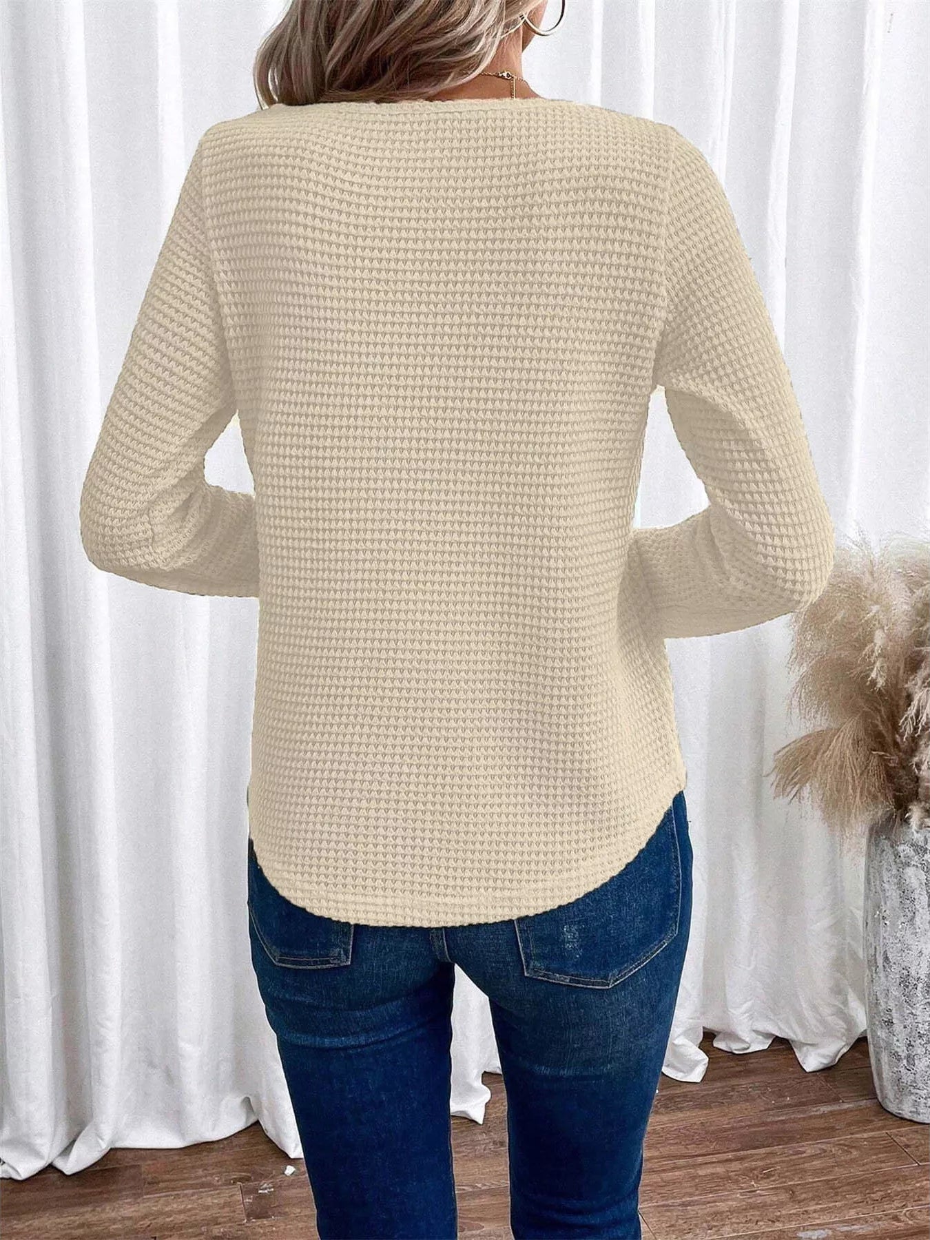 Lace Trim Long Sleeve T-Shirt