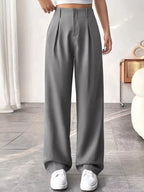 Wide Leg Pleated Pants