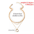 Three Layered Pendant Necklace