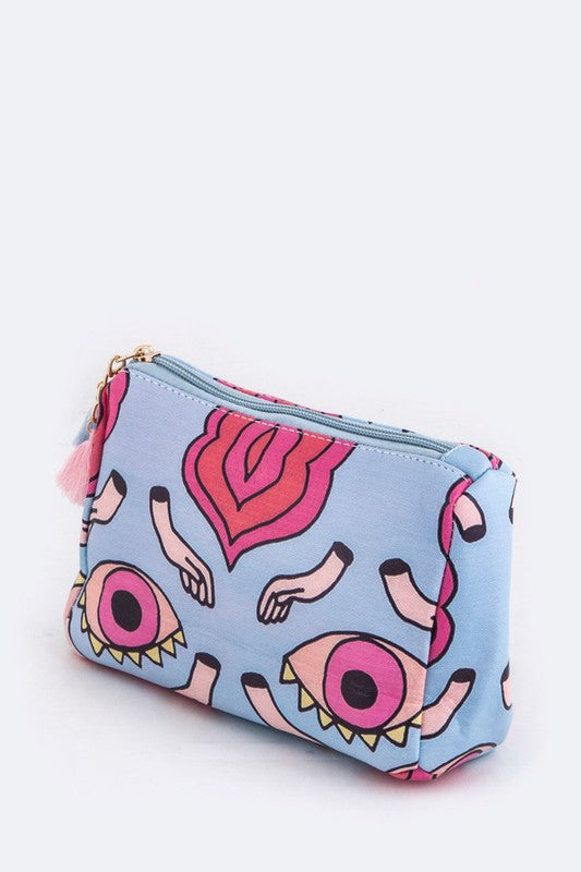 Eye & Hands Pattern Pouch