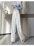 High-Waisted Wide-Leg Pants