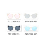 HERSHEY | Women's Flat Lens Metal Frame Cat Eye Sunglasses