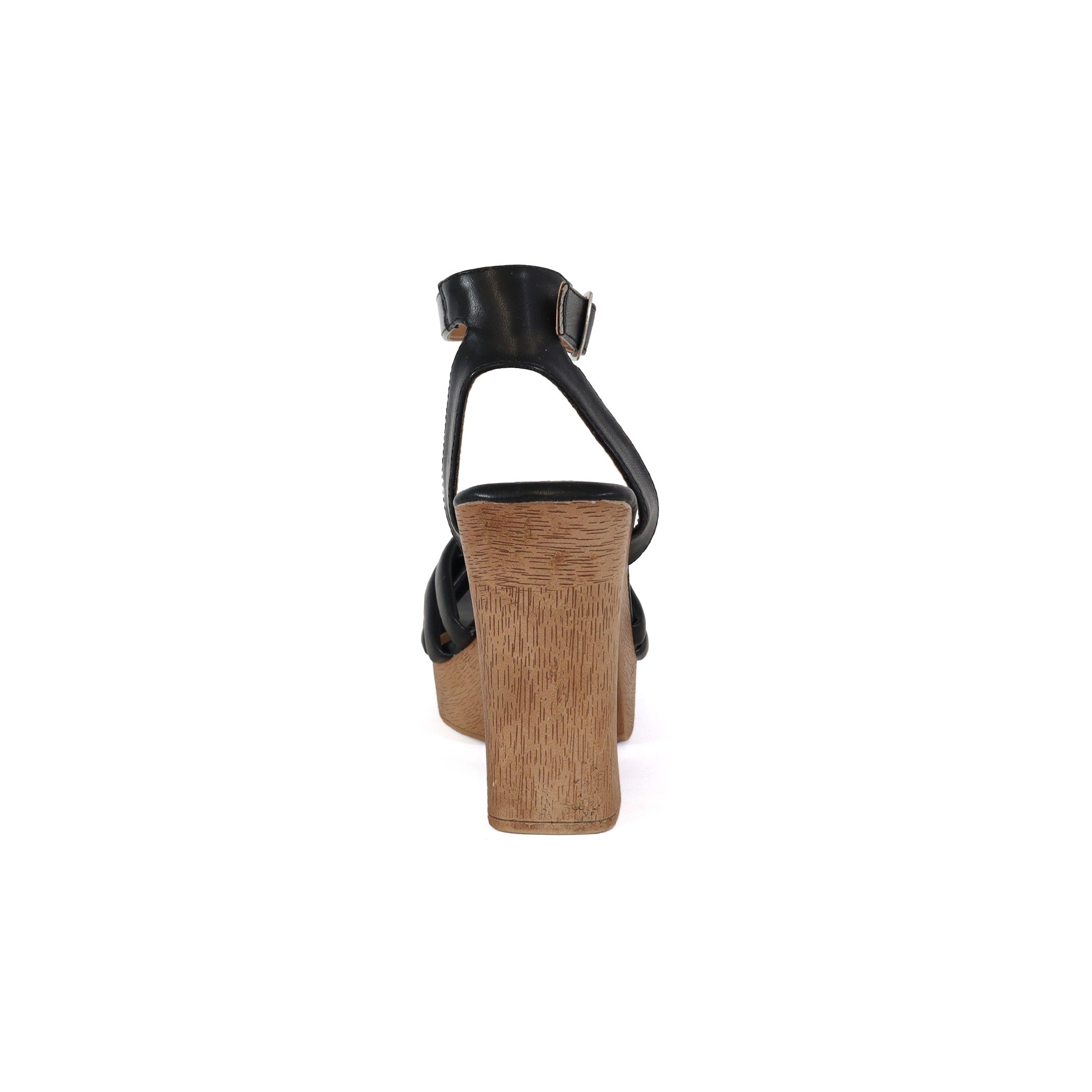 ARLESA-05 Women's Padded Multi Strap In Wooden Heel
