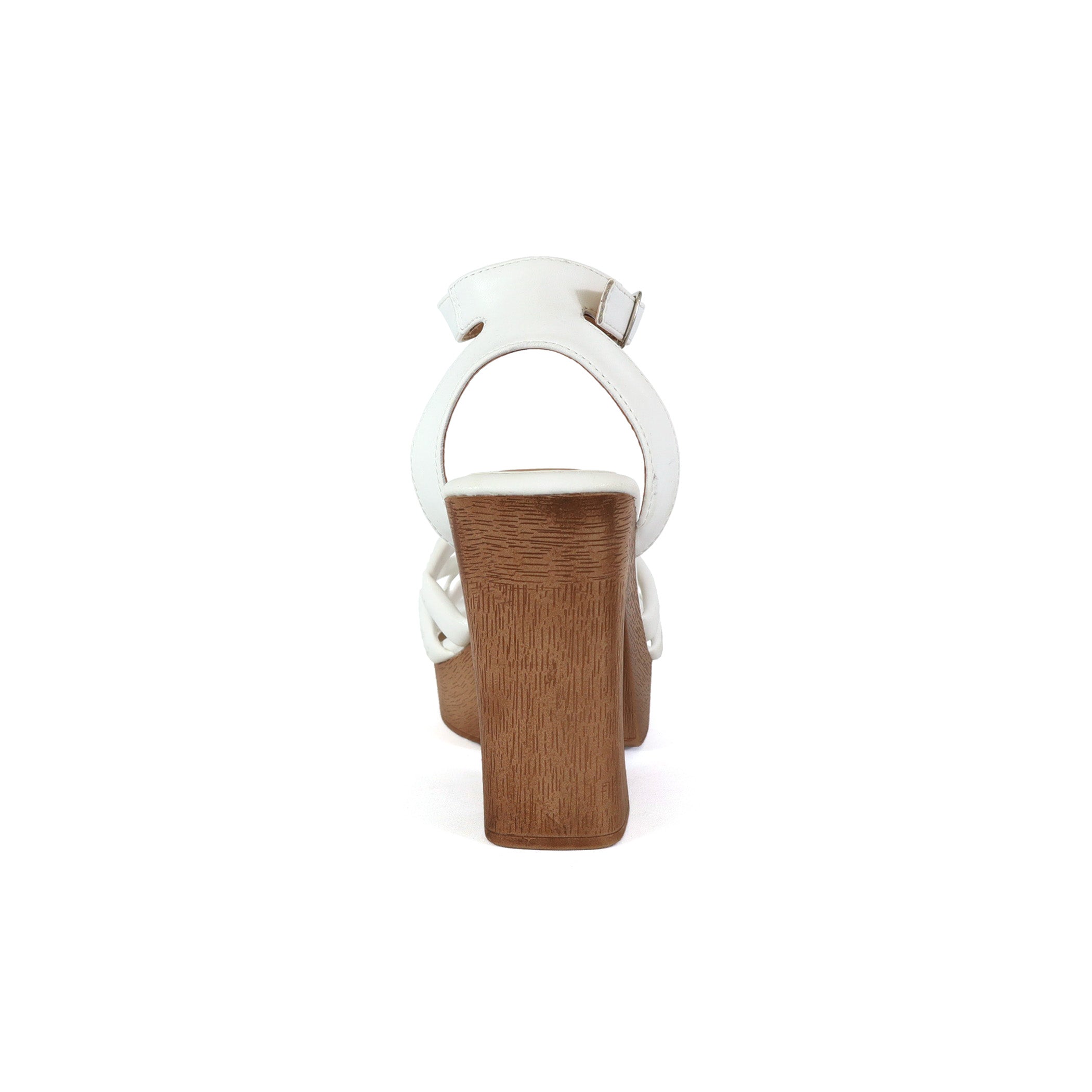 ARLESA-05 Women's Padded Multi Strap In Wooden Heel