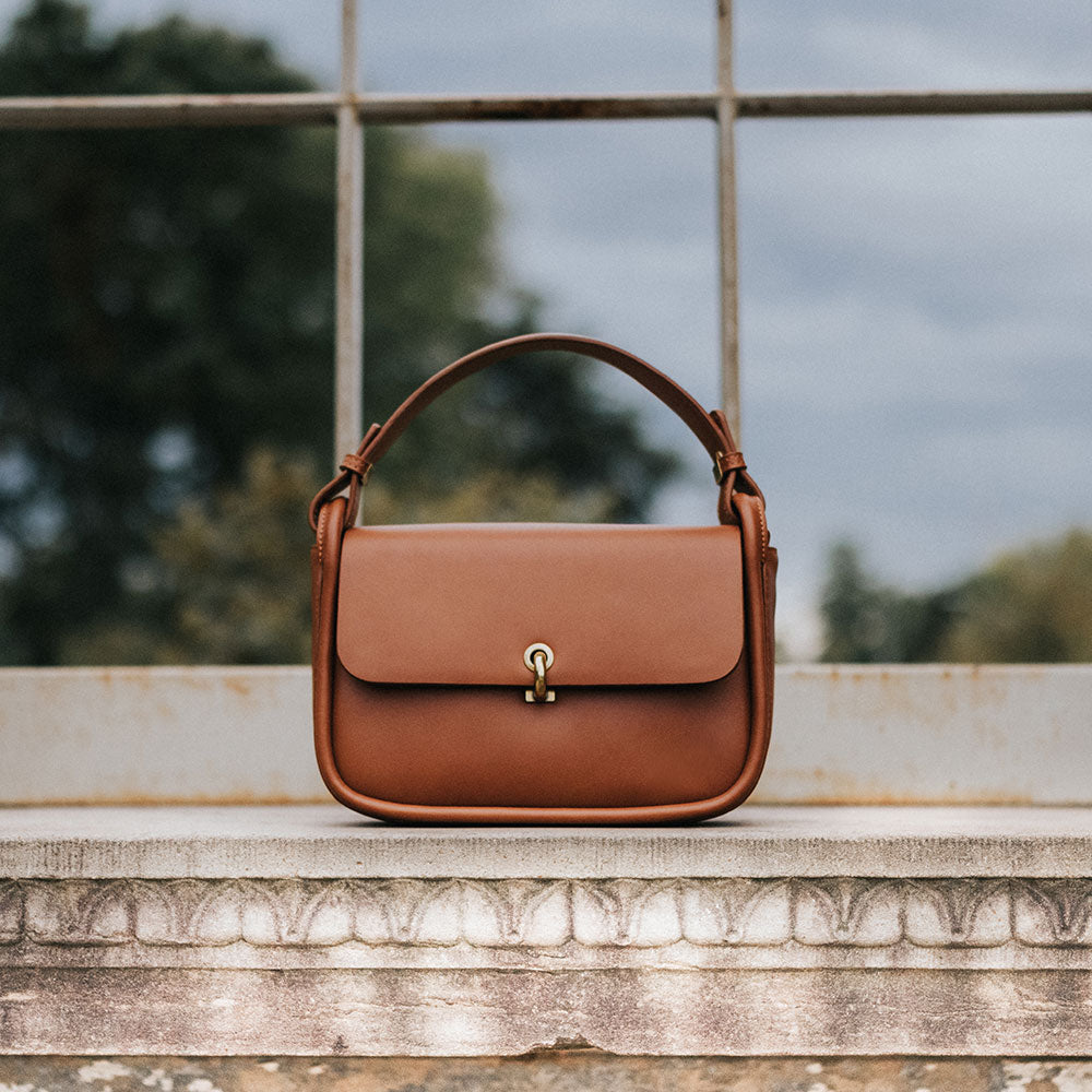 Ally Saddle Recycled Vegan Crossbody Bag