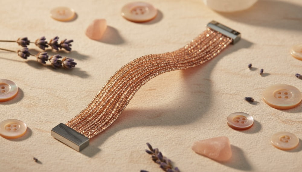 Multi-Strand Rose Gold Bracelet
