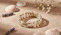 Beaded Bracelet with Gold Accents