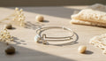 Silver Bracelet with Cross Charm