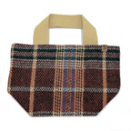 Small Plaid Tote Bag