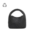 Sylvie Black Recycled Vegan Top Handle Bag