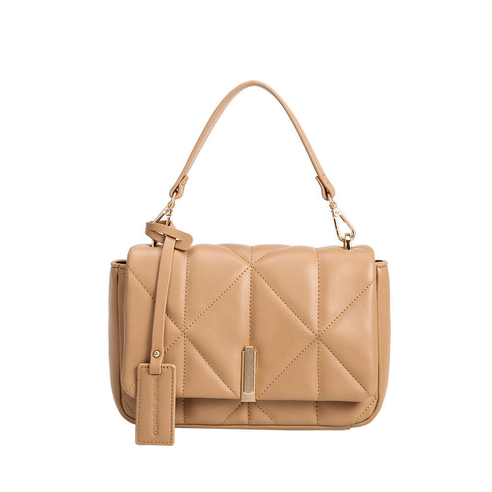 Taylor Camel Recycled Vegan Tote Bag