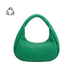 Lorelai Green Recycled Vegan Shoulder Bag