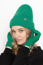 Solid Ribbed Cuff Beanie