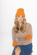 Solid Ribbed Cuff Beanie