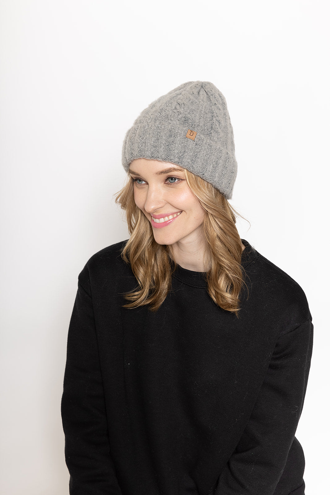 Cable Knit Cuff Beanie