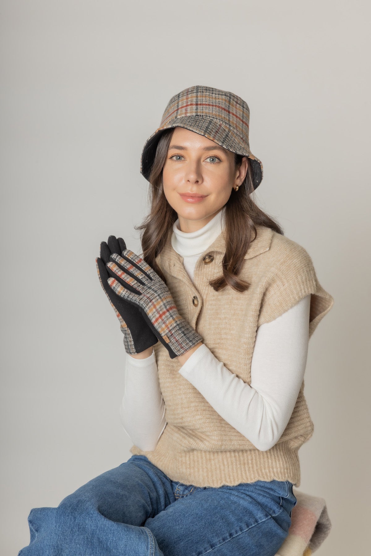 Plaid Bucket Hat