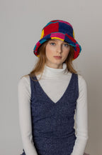 Color Block Sherpa Bucket Hat