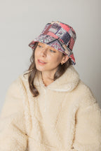 Mix Print Padding Bucket Hat