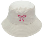 Rubber Bow Bucket Hat