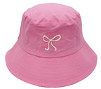 Rubber Bow Bucket Hat