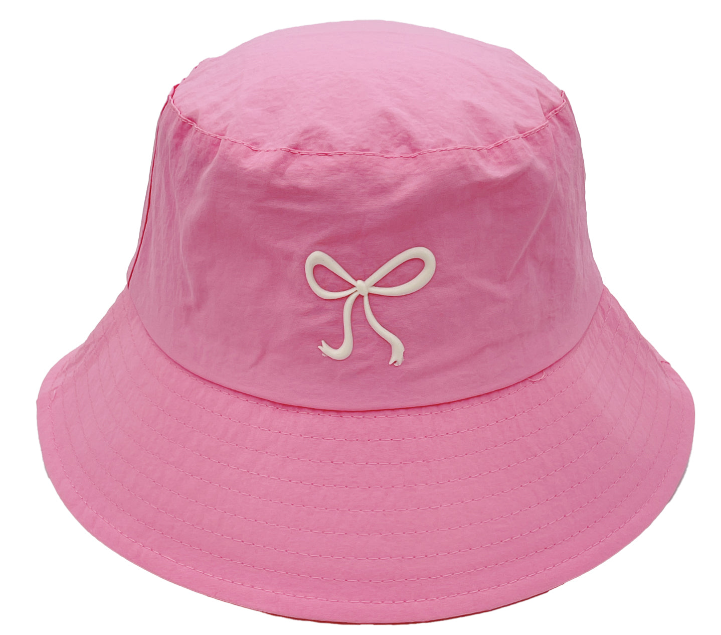 Rubber Bow Bucket Hat