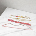 Pink Lace Choker and Earring Set