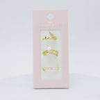 Butterfly Pearl Ring Set